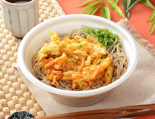 だし香る 野菜かき揚げのおそば