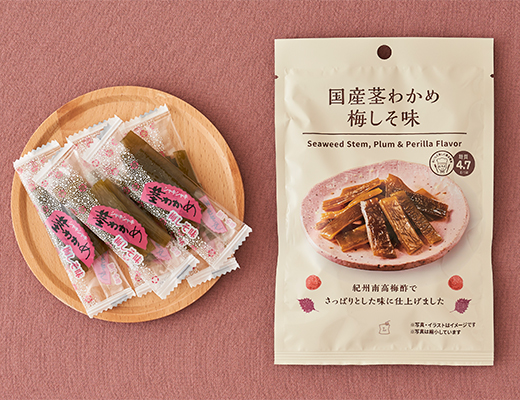 国産茎わかめ　梅しそ味　30g