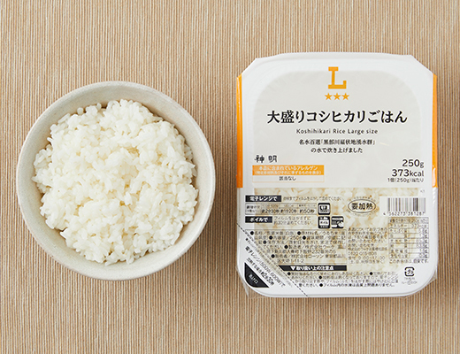 大盛りコシヒカリごはん