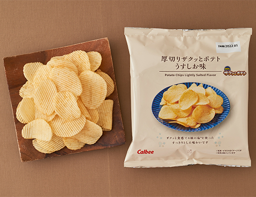 厚切りザクッとポテト　うすしお味　65g