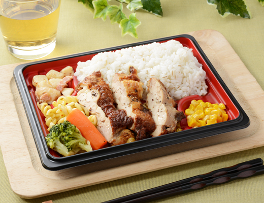 ガーリックチキンとおかず充実バランス弁当