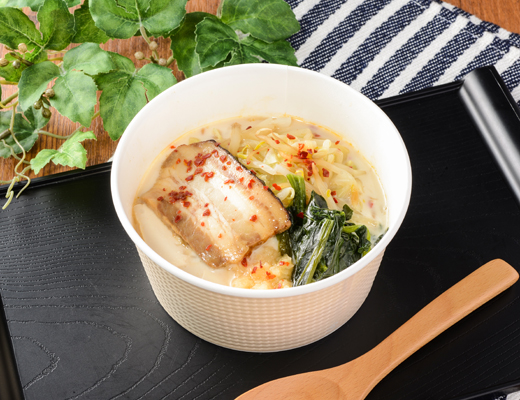 豆腐を食べる!にんにく背脂豚骨