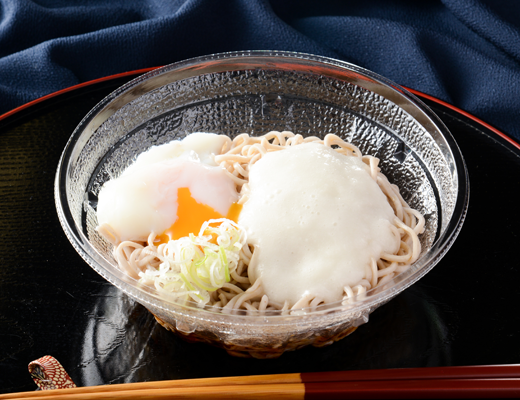 月見とろろそば 北海道産玄そば使用 ローソン公式サイト