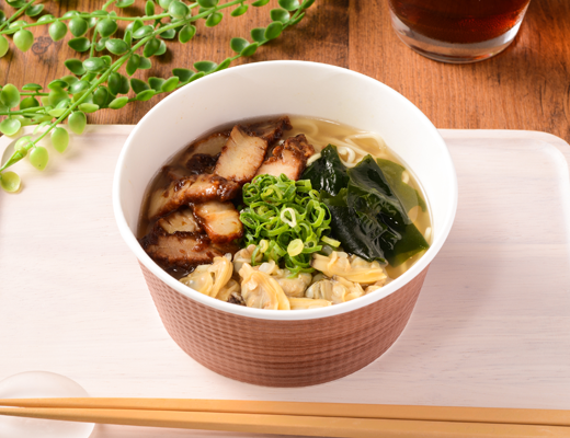 ちょい麺 あさりの貝だしらーめん|ローソン公式サイト~イメージ画像1~