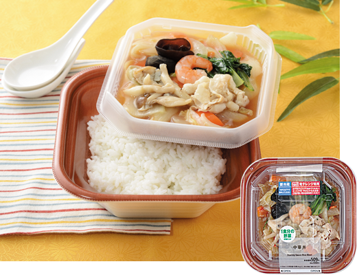 1食分の野菜が摂れる中華丼 ローソン公式サイト