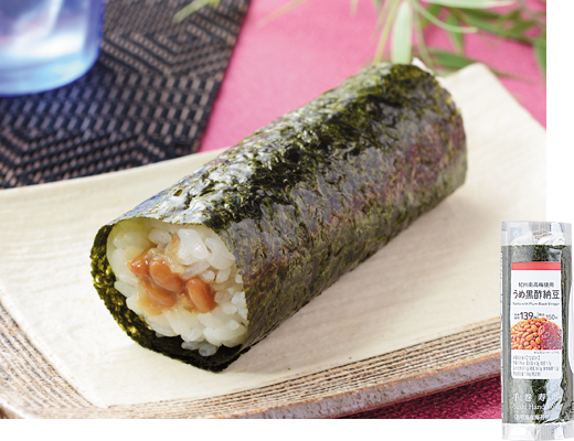 手巻寿司 うめ黒酢納豆 ローソン公式サイト