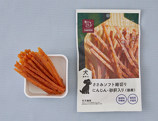 犬おやつ ささみソフト細切り にんじん 砂肝入り 50g ローソン公式サイト 犬おやつ ささみソフト細切り にんじん 砂肝入り 50g ローソン公式サイト