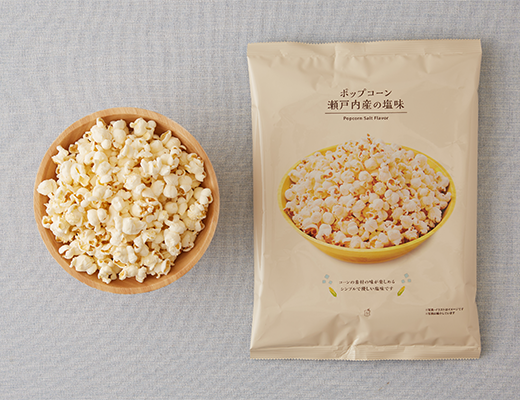 ポップコーン 瀬戸内産の塩味 80g ローソン公式サイト