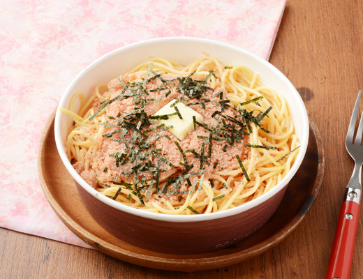 つぶつぶたらこの和風パスタ