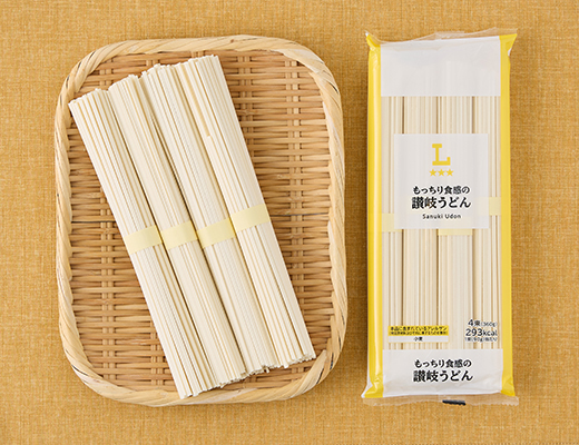 もっちり食感の讃岐うどん