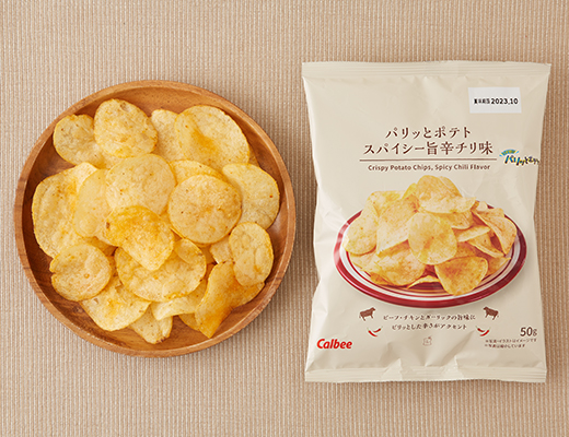 パリッとポテト　スパイシー旨辛チリ味　50g