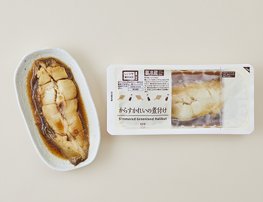 からすかれいの煮付け