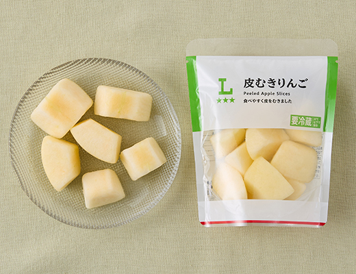 皮むきりんご