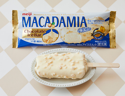 明治　マカダミアホワイトチョコレート　アイスバー　87ml