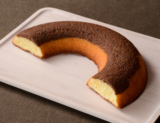 国産小麦のふわふわたまごシフォンケーキ　チョコ