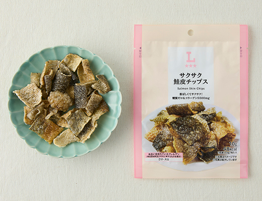 サクサク鮭皮チップス