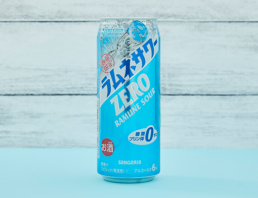 サンガリア　ゼロサワー　ラムネサワー　500ml