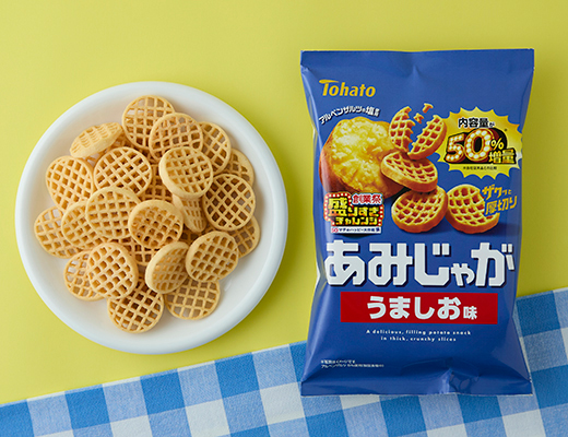 東ハト　あみじゃが　うましお味　50％増量