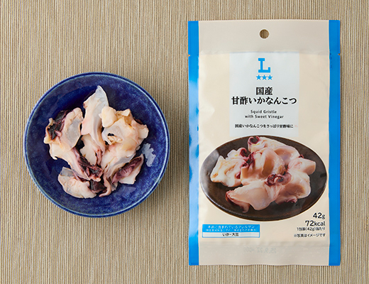 国産甘酢いかなんこつ