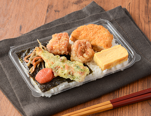 明太唐揚のり弁当