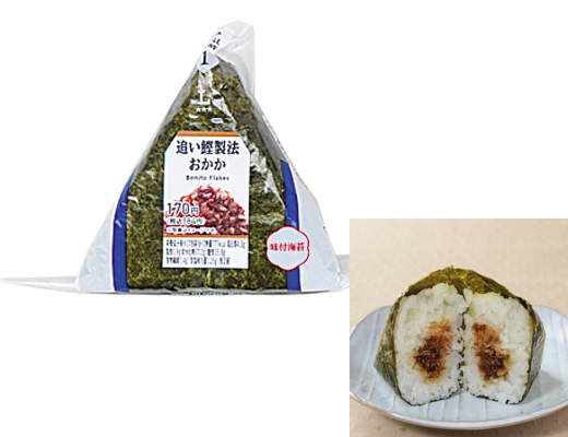 味付海苔手巻おにぎり　追い鰹製法おかか