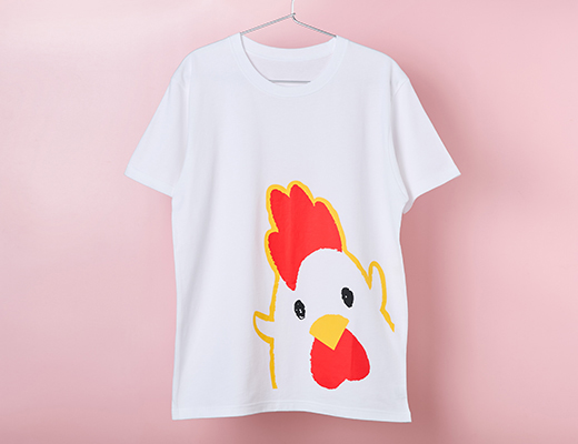 ローソンオリジナルTシャツ　からあげクン　M／L／LL