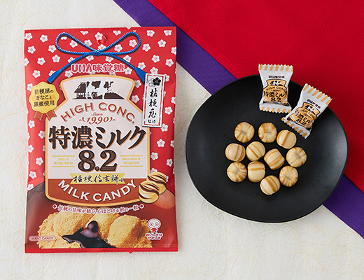UHA味覚糖　特濃ミルク8.2　桔梗信玄餅味