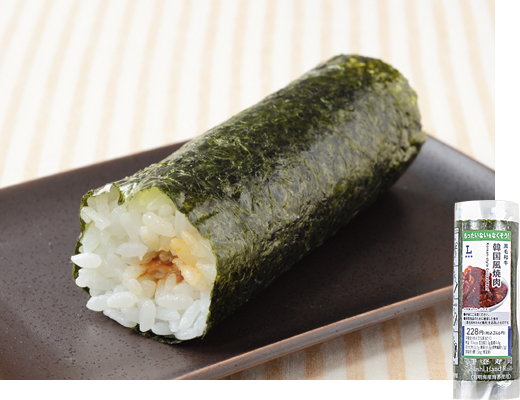 もったいない手巻寿司　韓国風焼肉