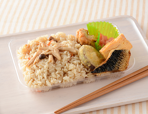秋の味わいおかず弁当