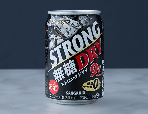 サンガリア　ゼロサワー　ストロングドライ　無糖　265ml