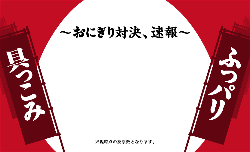 得票数が多かったのは…具っこみおにぎり