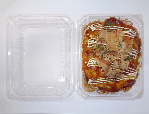 愛知県産キャベツ使用　屋台イカ入りお好み焼＆焼そば