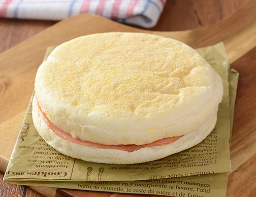 マフィンサンド　ハムたまごチーズ