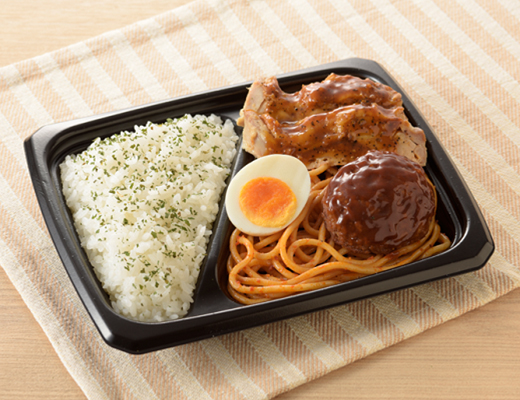 グリルチキン＆ハンバーグ弁当