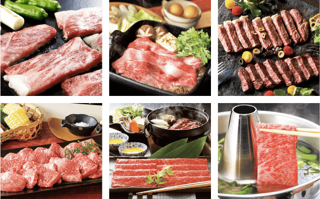 各６県の特選お肉の写真