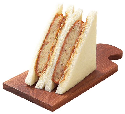 山形の食材を使った新商品 米沢牛コロッケサンドの写真