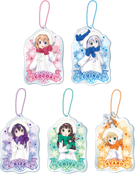 ご注文はうさぎですか？？ クリアPVCキーホルダー(全5種)