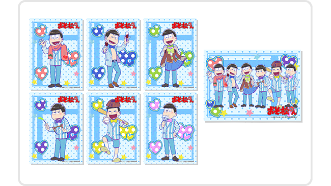 描き下ろしブロマイド｜おそ松さんキャンペーン｜ローソン