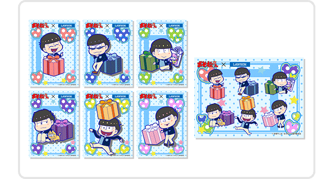 描き下ろしブロマイド｜おそ松さんキャンペーン｜ローソン