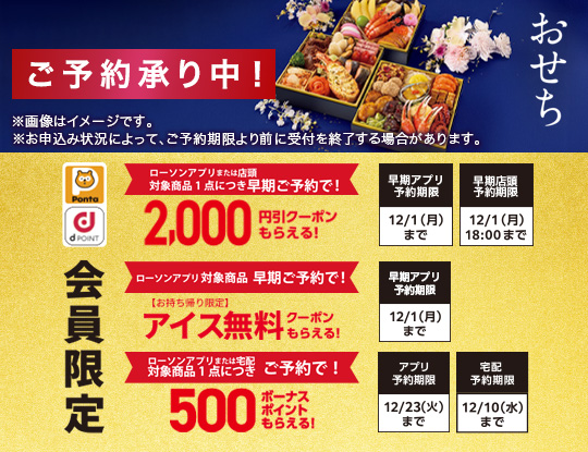 ローソンのおせち