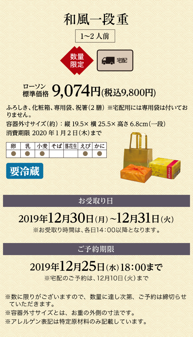 ローソン標準価格9,074円(税込9,800円)