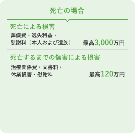 死亡の場合