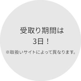 受取り期間は7日～10日！